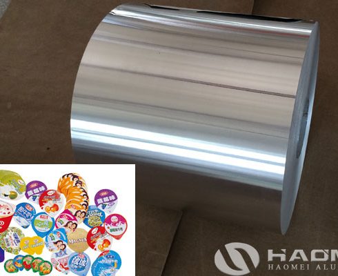 aluminum foil for yogurt packaging