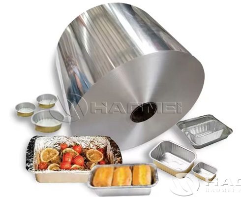 lubricated aluminum foil for container