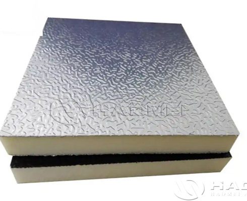 lacquered aluminium foil embossed for insulation