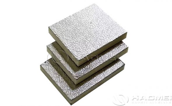 aluminum foil for composite foam panel