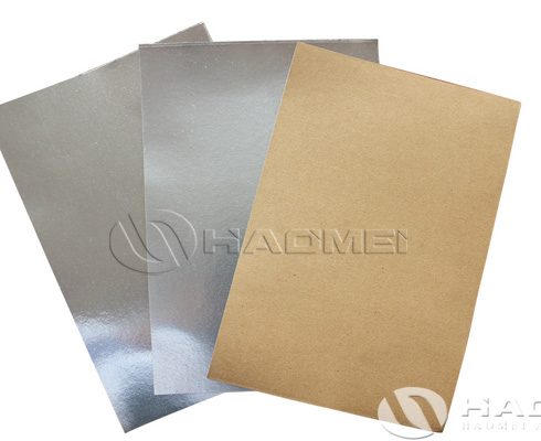 laminated aluminum foil with kraft paper