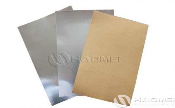 laminated aluminum foil with kraft paper